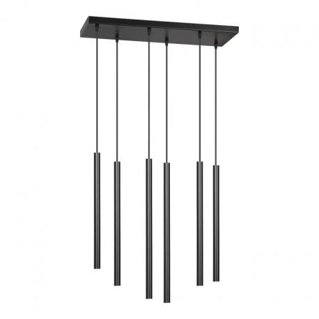HARMONI 6P G9, lampa wisząca, max. 6x20W, czarna