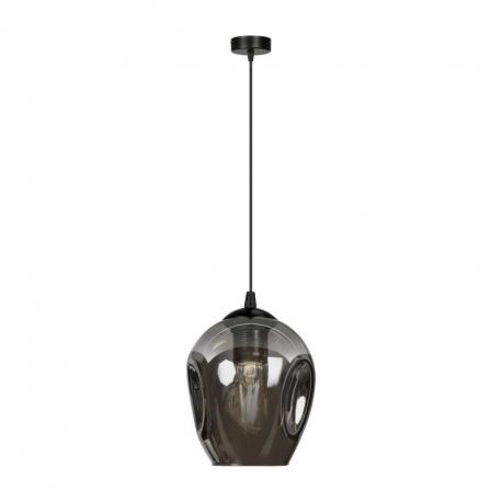 IRIS 1P E27, lampa wisząca, max. 60W, czarny-grafit