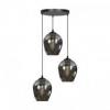 IRIS 3P E27, lampa wisząca, max. 3x60W, czarny-grafit