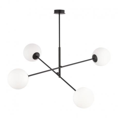 LAINA 4P E14, lampa wisząca, max. 4x40W, czarno-biała