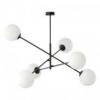 LAINA 6P E14, lampa wisząca, max. 6x40W, czarno-biała