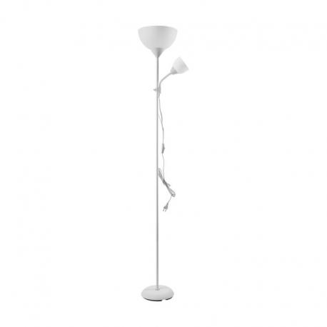 Lampa stojąca podłogowa URLAR, 175 cm, max 25W E27, max 25W E14, biała