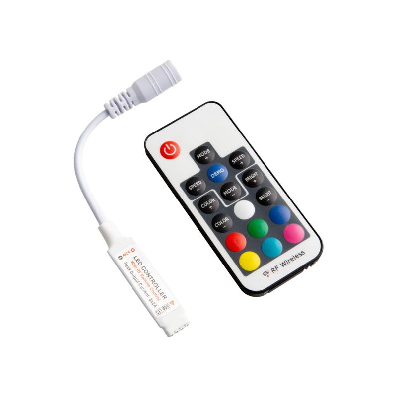 Sterownik LED RGB 6A 72W z pilotem 17 przyciskowym