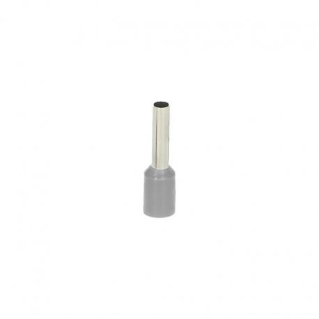 Tulejka izolowana, przekrój maksymalny 2,5mm2, długość miedzianej tulejki 10mm, 100 sztuk.