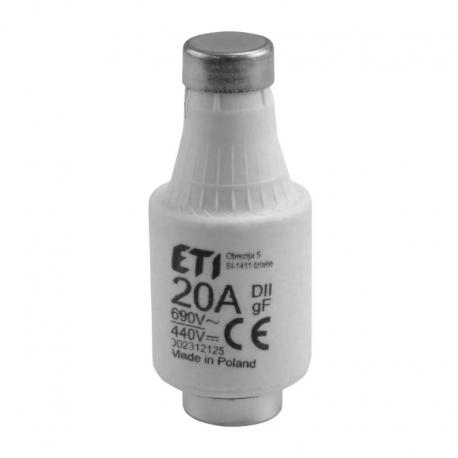 Wkładka topikowa DII gF 500V/20A 2 szt.