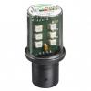 DIODA LED Z TRZONKIEM BA 15D 24V ZIELONA