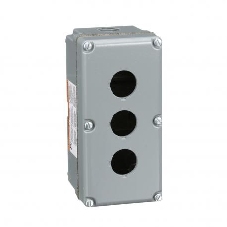 OBUDOWA 3 OTWORY ALUMINIUM