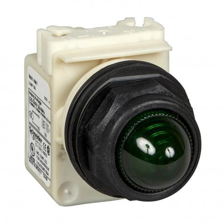 LAMPKA SYGNALIZACYJNA BA9S 230V ZIELONA