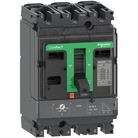 NSX100H 70kA AC 3P3D 80A TMD