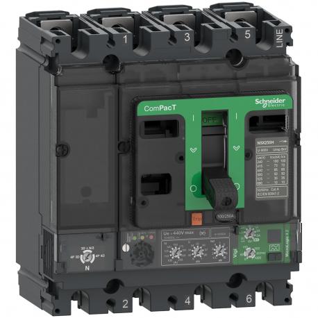 NSX100N 50kA AC 4P4D 100A 4.2
