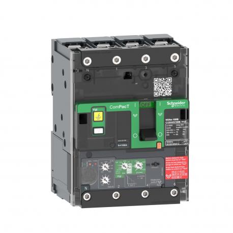 NSXm160B 25kA AC 4P 100A 4.1
