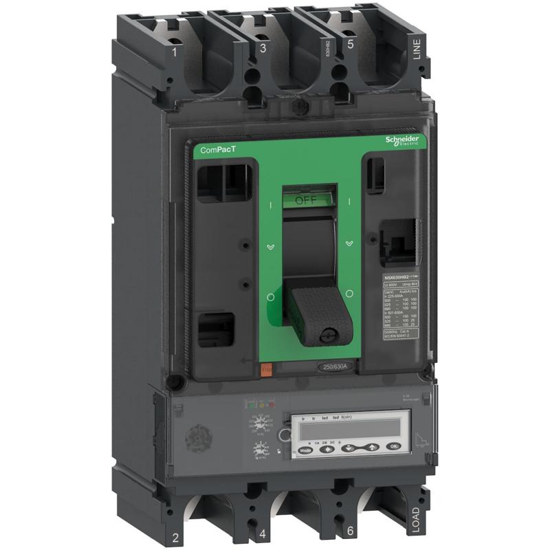 NSX630HB1 75kA AC 3P 630A 6.3 E