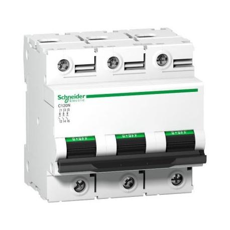 Wyłącznik nadprądowy Schneider C120N-B63-3 A9N18348 3P 63A AC