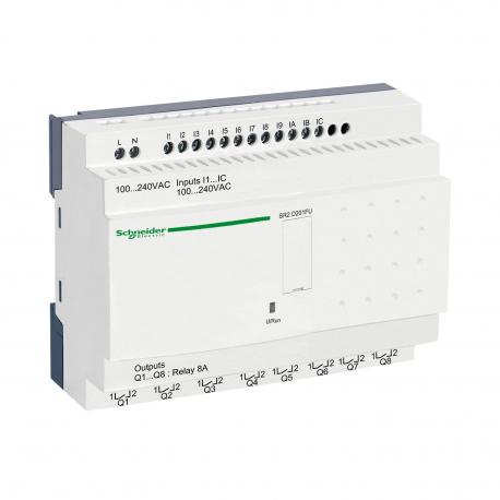 ZELIO LOGIC 12WE_D/8WY_P 240VAC