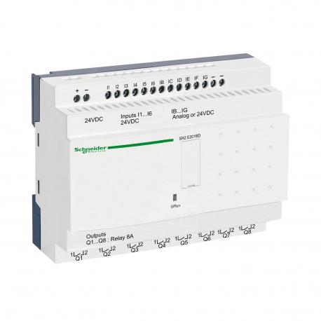ZELIO LOGIC 12WE_D/8WY_P 24VDC RTC