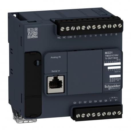Sterownik PLC M221 16IO TR NPN