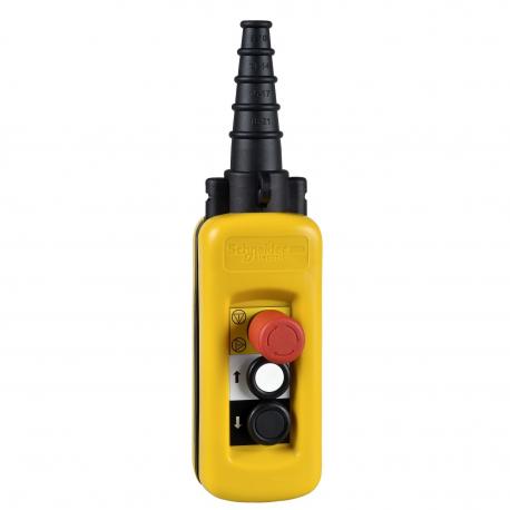 KASETA STEROWNICZA 2 PRZYC.+STOP 1NO+1NZ