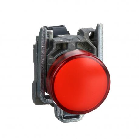 LAMPKA SYGNALIZACYJNA 110-120V LED CZERW