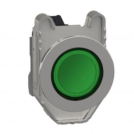 PŁASKI ZIELONY WSKA Z LED 24V ZACISK ŚR