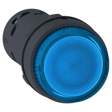 PRZYC.PODŚW.LED Z ZATRZ.NO 120V NIEBIESK