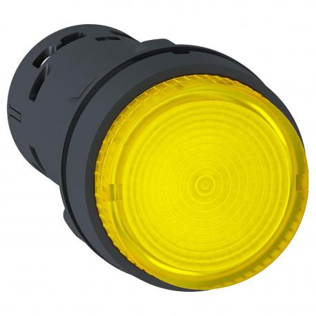 PRZYC.PODŚW.LED Z ZATRZ.NO 24V ŻÓŁTY