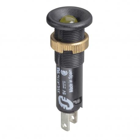 LAMPKA SYGNAL.LED ODKRYTA 24VDC ŻÓŁTA