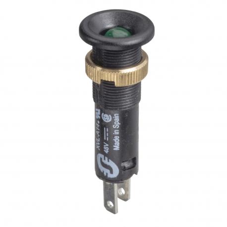 LAMPKA SYGNAL.LED ODKRYTA 48VDC ZIELONA