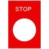 ETYKIETA 30x40mm "STOP"