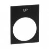 ETYKIETA 30x40mm "UP"