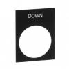 ETYKIETA 30x40mm "DOWN"