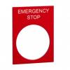 ETYKIETA 30x40mm "EMERGENCY STOP"