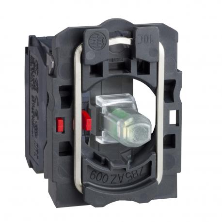 KORPUS LED 24V NZ BIAŁY ZAC.MOCOWANY ŚR.