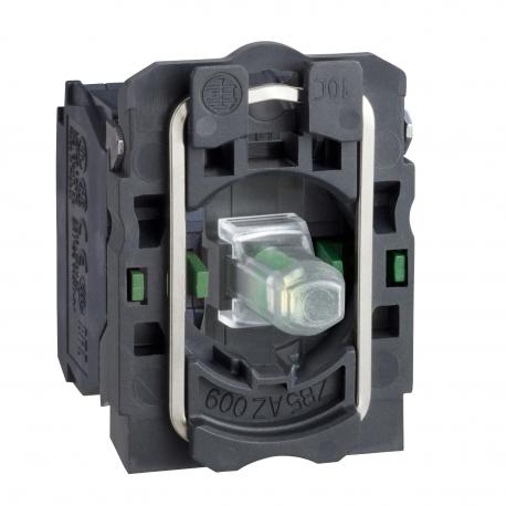KORPUS LED 24V 2NOBIAŁY ZAC.MOCOWANY ŚR.