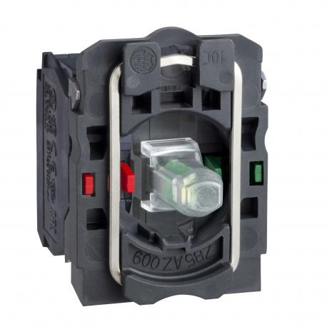 KORPUS LED 24V NO+NZ BIAŁY ZAC.MOCOW.ŚR.