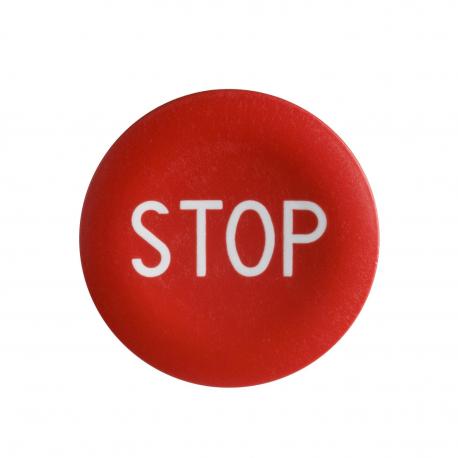 WKŁADKA PRZYC.DO ZB5-AA0 KR."STOP"CZER.