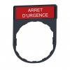 RAMKA DO ETYK.8X27MM "ARRET D'URGENCE"