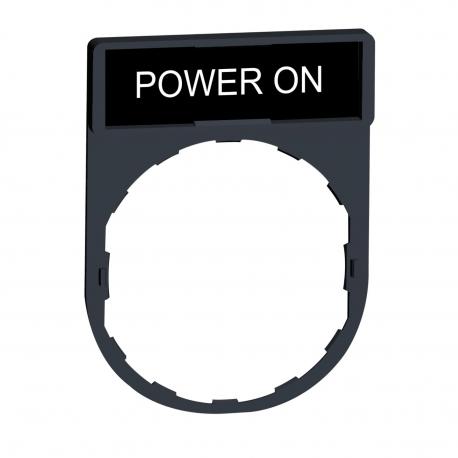 RAMKA DO ETYK.8X27MM "POWER ON"