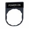 RAMKA DO ETYK.8X27MM "POWER ON"