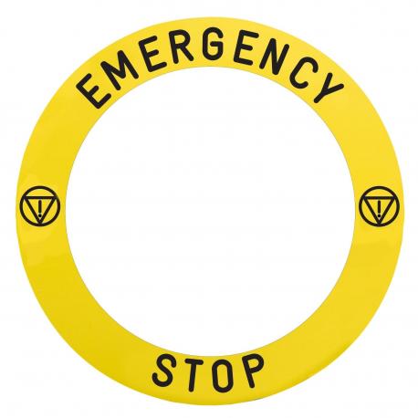 E-STOP LEGENDA D90MM