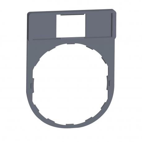 UCHWYT LEGENDY 30x40MM Z LEGENDĄ 8x27MM
