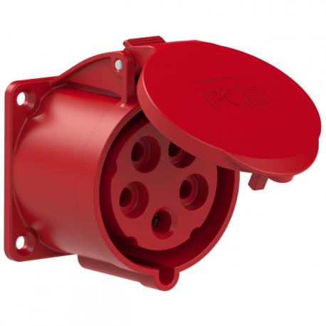GNIAZDO TABLICOWE PROSTE 32A 400V 3P+Z+N TWIST 70x70mm