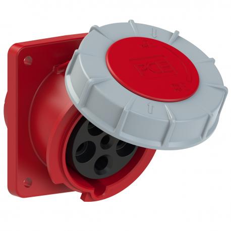 GNIAZDO TABLICOWE SKOŚNE 63A 400V 3P+Z+N POWER TWIST 100x112mm