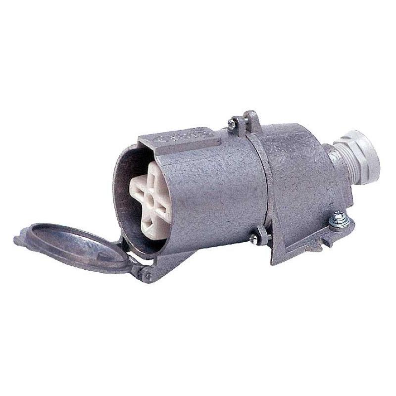 Gniazdo metalowe stałe 63A 500V 3p+z IP-44