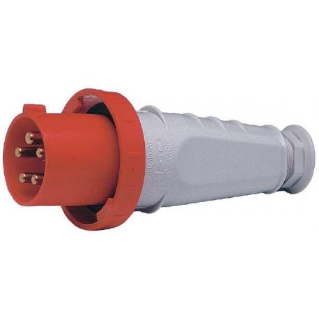 Wtyczka izolacyjna przenośna 63A 400V 3p+n+z IP-67