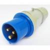 Wtyczka izolacyjna przenośna 16A 250V 2p+z IP-44