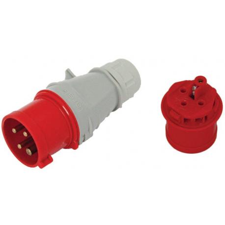 Wtyczka izolacyjna przenośna 16A 400V 3p+n+z IP-44 szybkozłączna