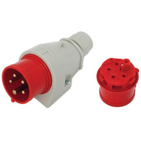 Wtyczka izolacyjna odbiornikowa 16A 400V 3p+n+z IP-44