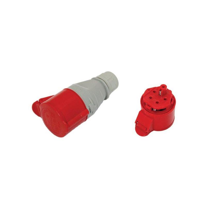 Gniazdo izolacyjne przenośne 32A 250V 2p+z IP-44