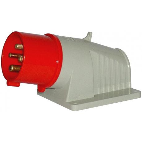 Wtyczka izolacyjna odbiornikowa 16A 400V 3p+z IP-44