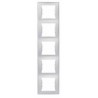 Ramka 5-krotna pionowa Schneider Sedna SDN5801560 aluminium